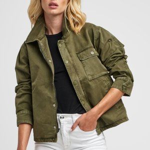 Hudson Jeans Olive Green Route Field Jacket